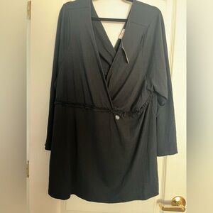 Lane Bryant cacique lounge black shirt. 26/28